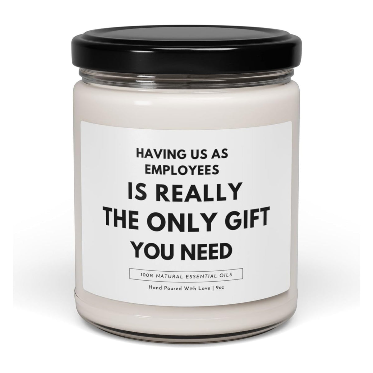 -Funny Boss Gifts- 9Oz Natural Soy Wax Candle,Appreciation Gift For Boss, Manager, Employer, Work Team, Office, Christmas, Birthday, Holiday Gift