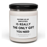-Funny Boss Gifts- 9Oz Natural Soy Wax Candle,Appreciation Gift For Boss, Manager, Employer, Work Team, Office, Christmas, Birthday, Holiday Gift