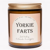 Yorkie Gifts & Decor, Yorkie Gifts For Women & Men, Dog Mom Gift, Yorkshire Terrier Gift - Lavender & Eucalyptus Soy Wax Scented Candle, 7Oz