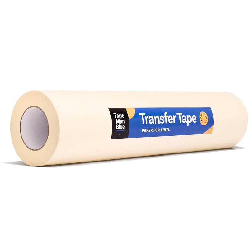 24 Inch X 100 Yard Roll Of Vinyl Transfer Tape Paper With Layflat Adhe