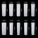 10 Styles Pendulum Resin Molds Silicone Pendant Molds Epoxy Quartz Crystal Gemstone Multi-Facet Jewelry Molds For Diy Crafts Jewelry Decorations Making