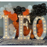 Black White Orange Balloon Arch Kit 140PCS Halloween Balloons for Birthday Thanksgiving Party Decor