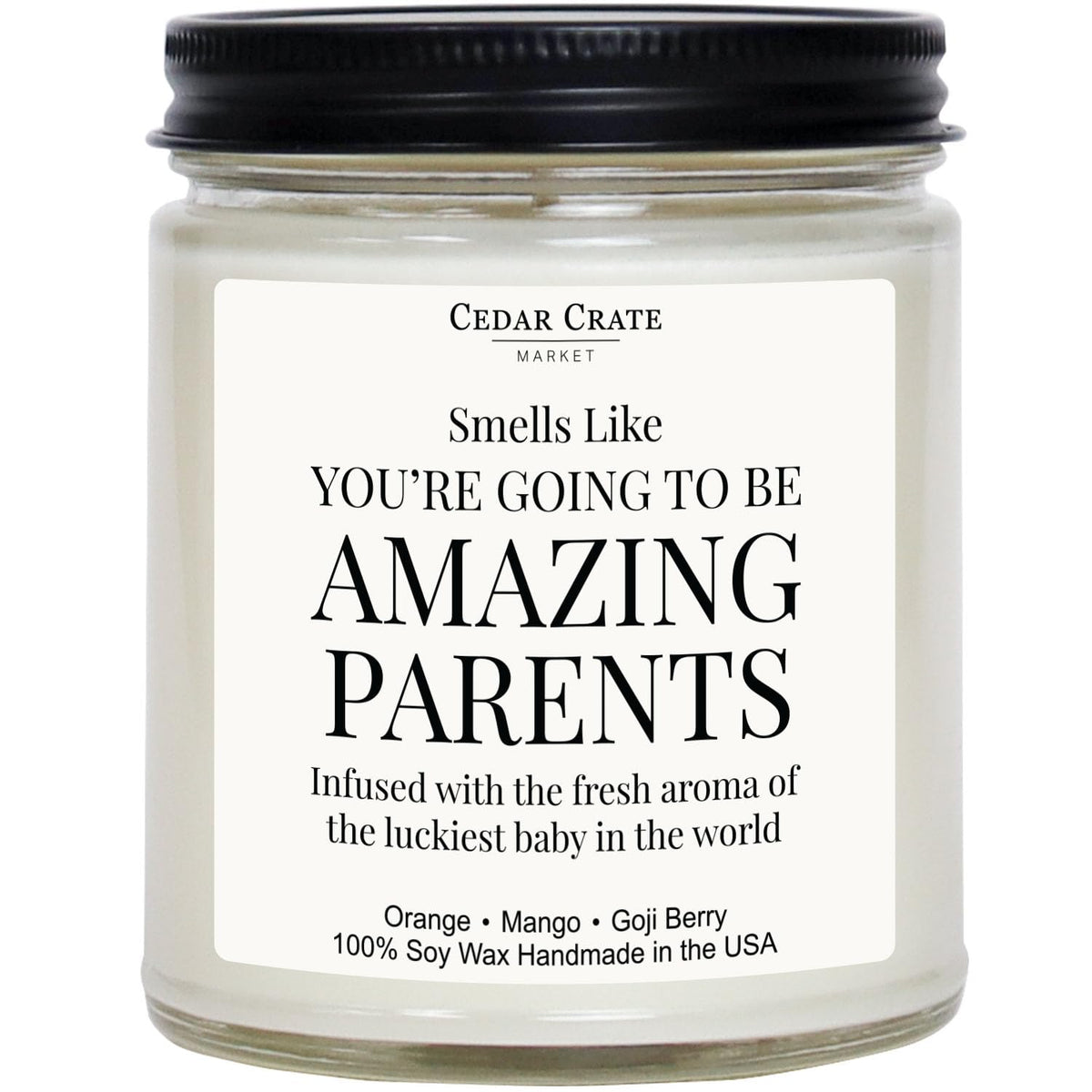 - Thoughtful New Parents Gifts For Couples,Best Gifts For First Time Mom And Dad, Expectant Parents, Gender Reveal Candle And Baby Congratulations - 100% Soy Wax, Made In Usa