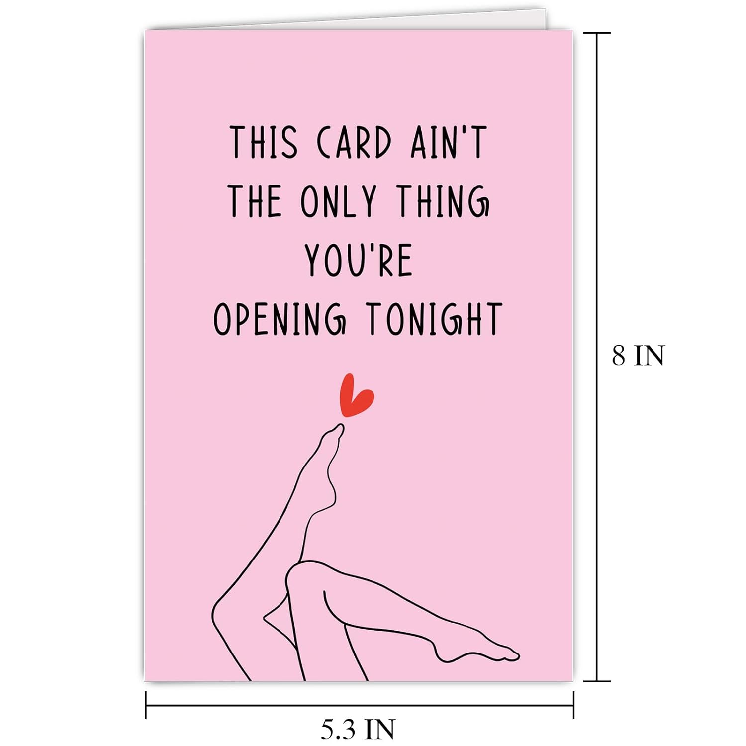 Funny Valentine'S Day Card For Boyfriend Husband, Naughty Birthday Card For Men, Humorous Anniversary Card For Him, Sweet Vday Gift Card