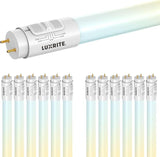 12 Pack 4FT T8 LED Tube Lights 5CCT 12W 15W 18W Ballast Compatible or Bypass Replacement