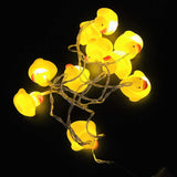 1.5 M / 4.9 Ft 10 Lights Battery Powered Cute Animal Duck Shape Led String Lights For Indoor/Outdoor Halloween Christmas
