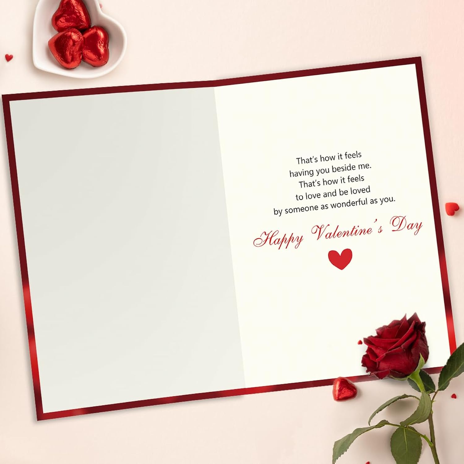 Valentines Day Card For Husband Boyfriend, Romantic Valentines Day Card For Wife Girlfriend, Valentine'S Day Gift For Him Men