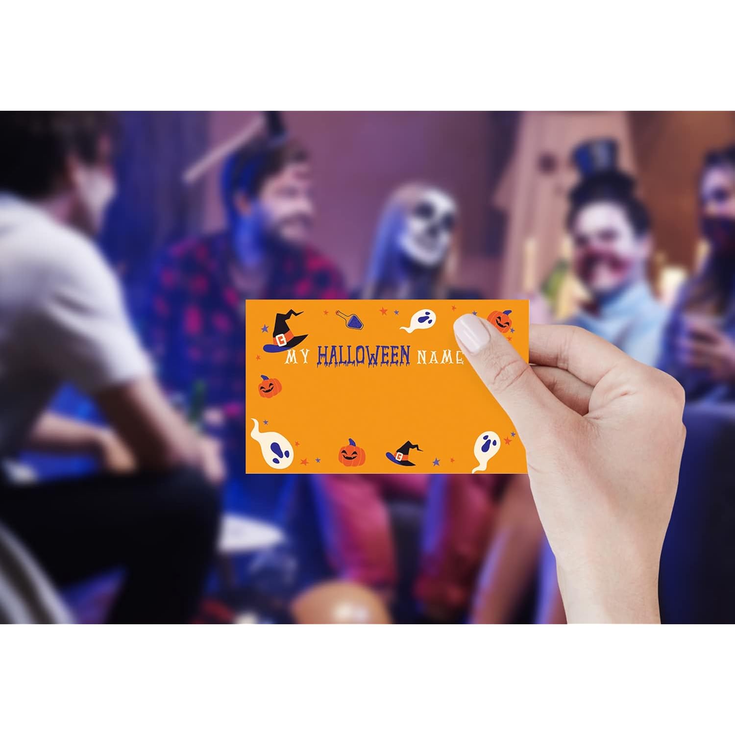 Halloween Games Sign - What'S Your Halloween Name Game, Halloween Games And Activities For Family, Fall Party Games?5Wn?