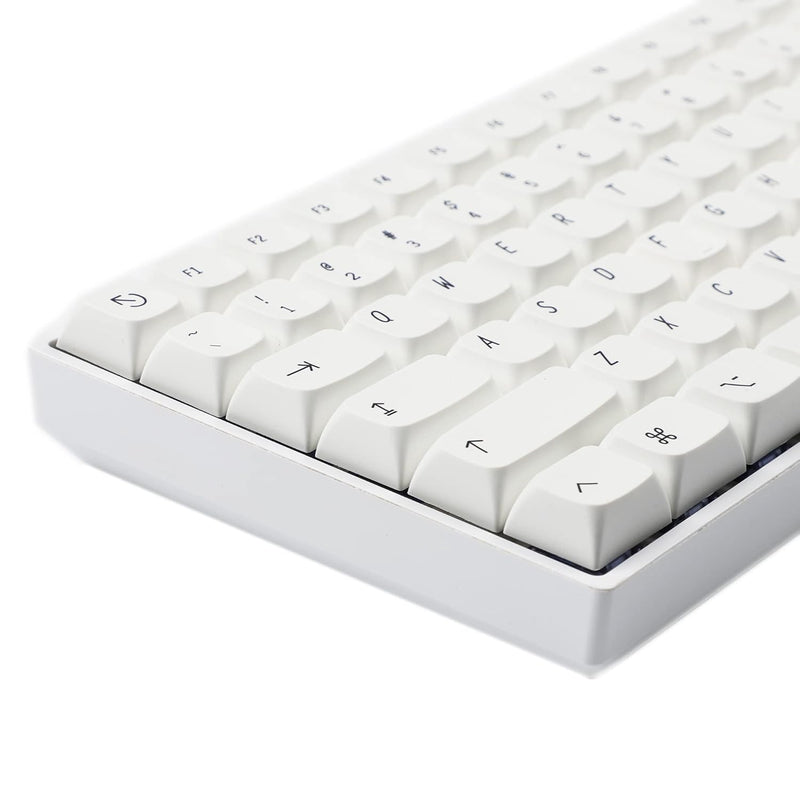 137 Mac Keycaps Xda Profile Normcore Style Dye Sub Pbt White For 104 Tkl 60% 9