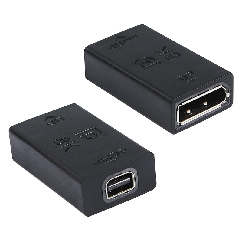 8K Mini Displayport To Displayport Converter Adapter,Mini Dp Female To Dp Fema