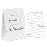 Bridal Shower Share A Memory Sign And Card, Bridal Shower Sign, Hen Party Cards, Wedding Shower Game, Minimalist Share A Memory Cards For Bridal Shower-Sam06