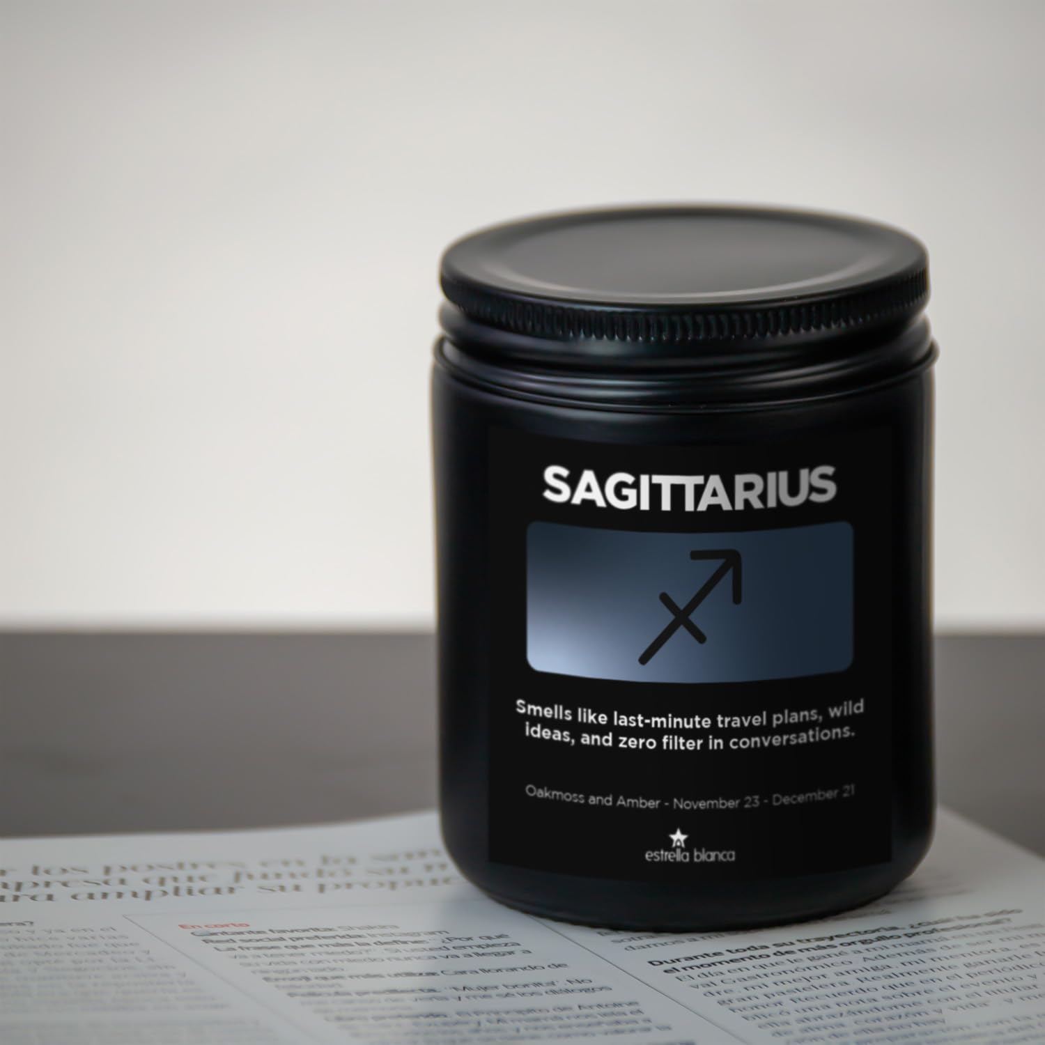 9Oz Sagittarius Gifts November December Birthday Astrology Gifts For Women, Candles For Women Scented Candle For Home, Soy Wax, For Zodiac Birthdate, Zodiac Candles