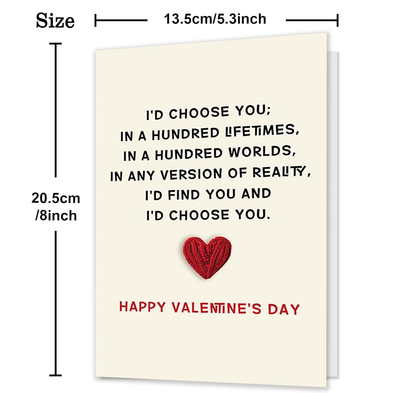 Romantic Valentine'S Day Card Gift For Him Her,Funny Valentine'S Day Card For Husband, Wife, Boyfriend, Girlfriend, Spouse