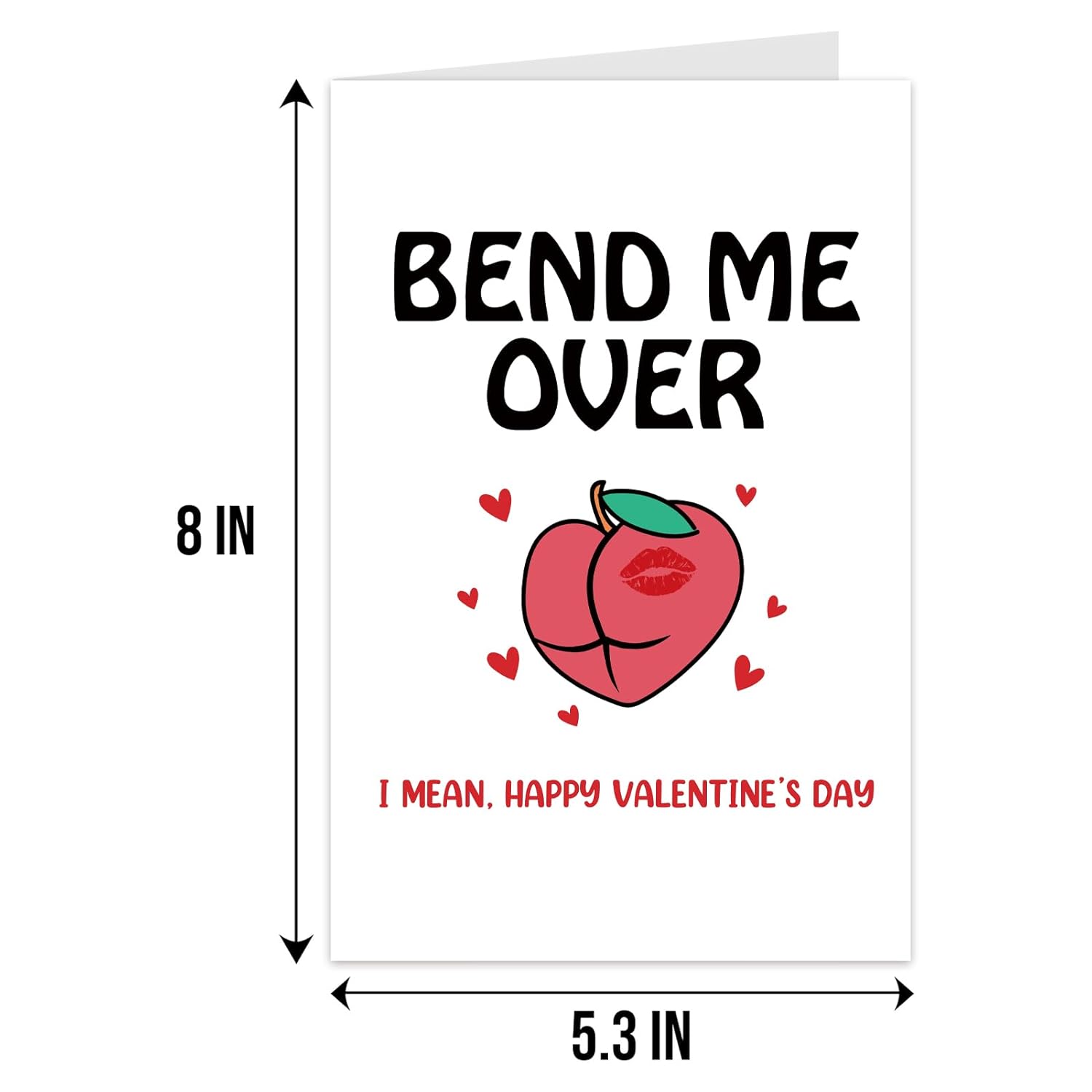 Naughty Valentines Day Card For Husband Boyfriend, Funny Valentines Card For Him, Happy Valentine'S Day Card From Wife Girlfriend, Bend Me Over Card