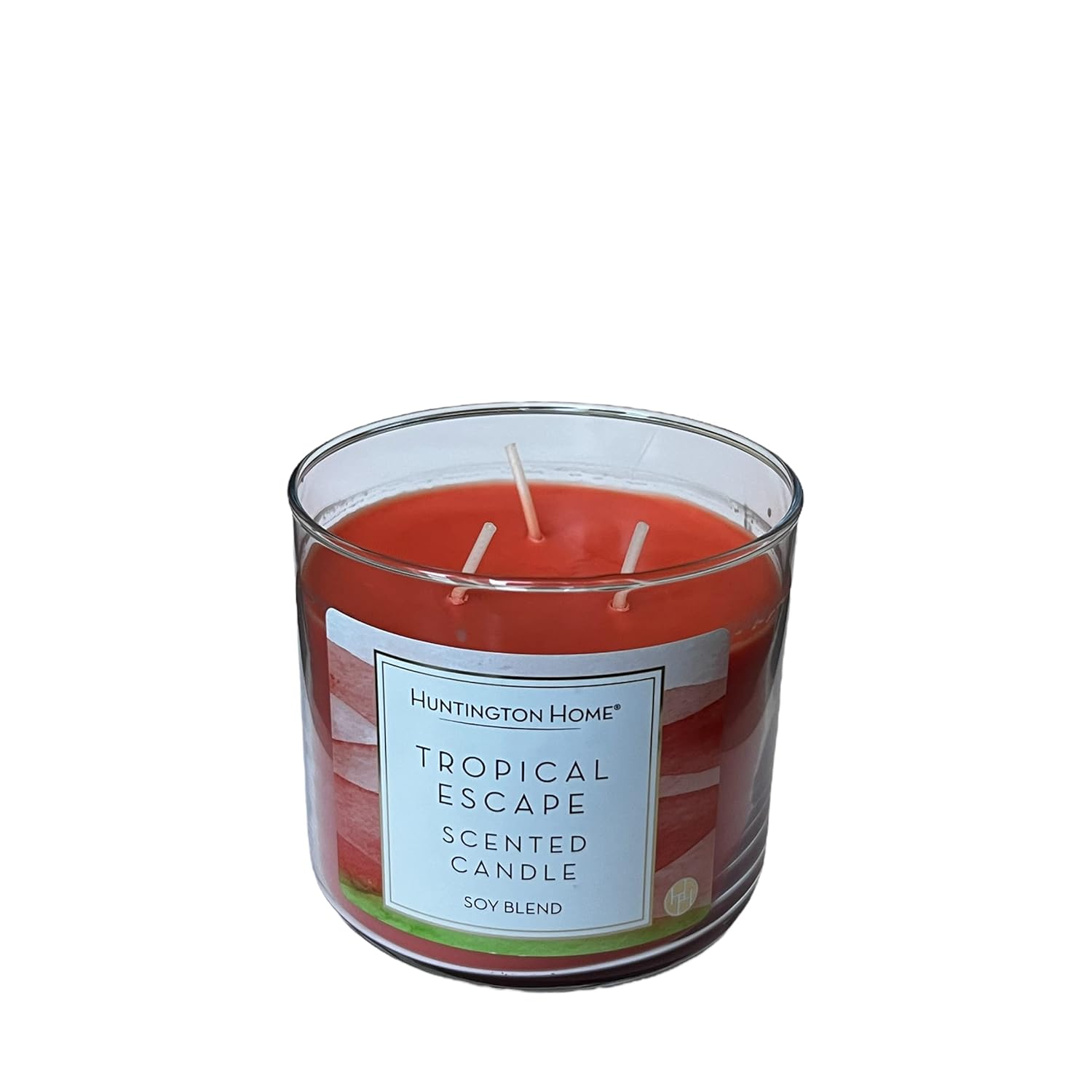 Soy Blend Scented Candle All Scented, 3 Wicks 45/60 Hours Tropical Escape