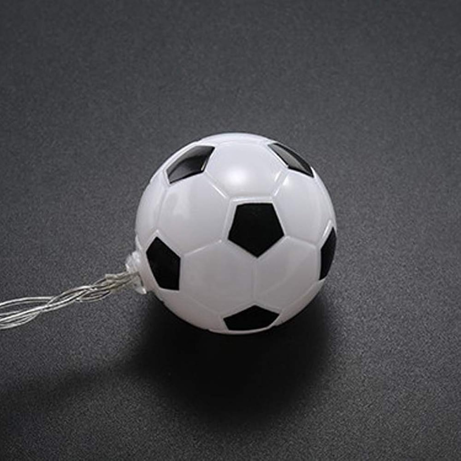 3 M / 9.8 Ft 20 Lights Battery Powered Football Soccer Shape Led String Lights For Indoor/Outdoor Halloween Christmas Th