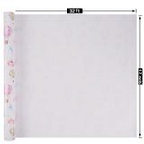 Pink Hot Air Balloons Wrapping Paper For Baby Girl - 17 Inch X 32 Feet Mini Rolls Baby Shower Wrapping Paper Roll For Birthday, Girl’S Themed Party Celebrations Gift Wrap