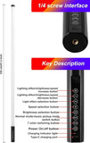 4 Pack 4FT RGB LED Tube Light Bars with Stands Case 5000mAh Battery Music Sync DJ Party Lights