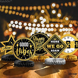 9pcs New Year 2026 Table Centerpieces Party Decorations