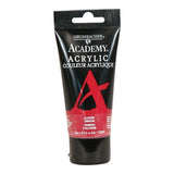 GRUMBACHER Academy Acrylic Paint, 75ml/2.5 Ounce Plastic Tube, Alizarin Crimson (C001P)