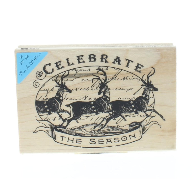 Wood Stamp, Celebrate The Season