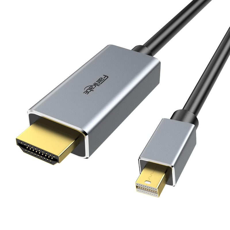 Mini Displayport To Hdmi Cable 4K 60Hz, Active Mini Display Port To Hdmi 6Ft,