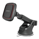 Magnetic Car Phone Mount with Telescopic Arm & Suction Cup, 6 Strong Magnets