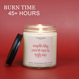 Anniversary Candle Gifts For Women, Wife, Girlfriend - Smells Like You’Re Stuck With Me - Birthday Gifts For Women, I Love My Girlfriend, Wedding Present For Best Friend, Sister Mom - Made In Usa