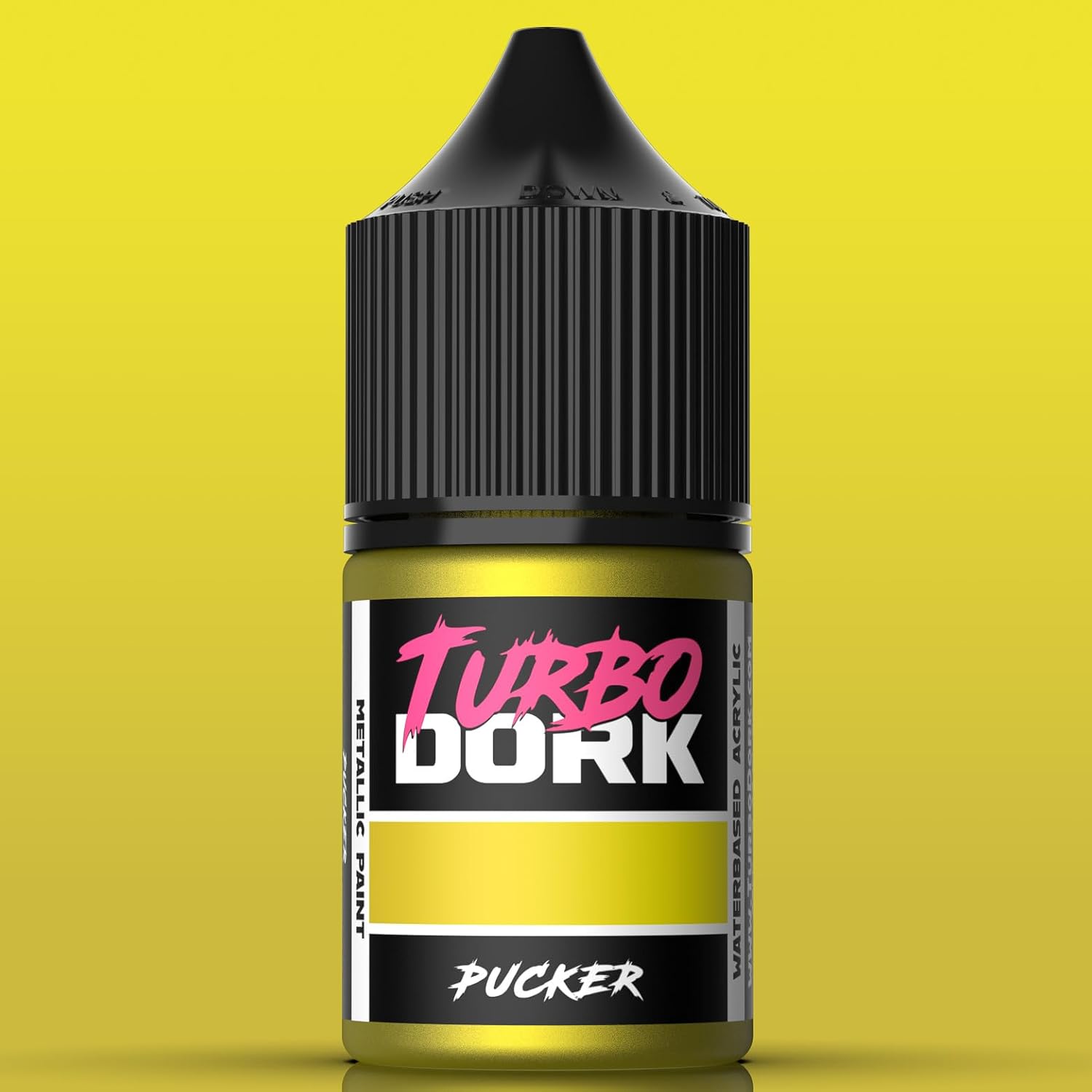 Pucker Metallic Acrylic Paint 22Ml Bottle - Water-Based Non-Toxic Metallic Finish Paint