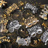 96pcs New Year 2026 Party Favors with Hats, Glasses & Noise Makers