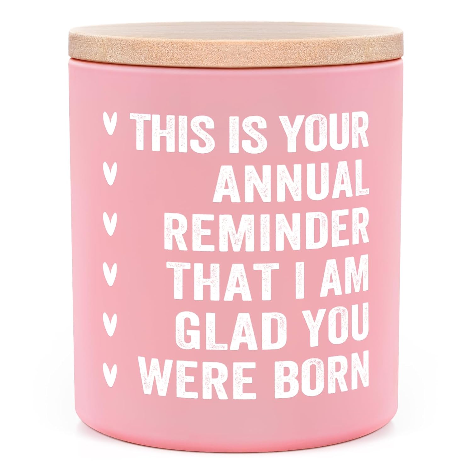 Happy Birthday Candle - Birthday Gifts For Women, Funny Birthday Gifts For Girlfriend, Best Friend, Sister, Daughter, Bff, Handmade Lavender Scented Candle 10Oz