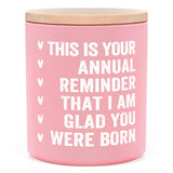 Happy Birthday Candle - Birthday Gifts For Women, Funny Birthday Gifts For Girlfriend, Best Friend, Sister, Daughter, Bff, Handmade Lavender Scented Candle 10Oz