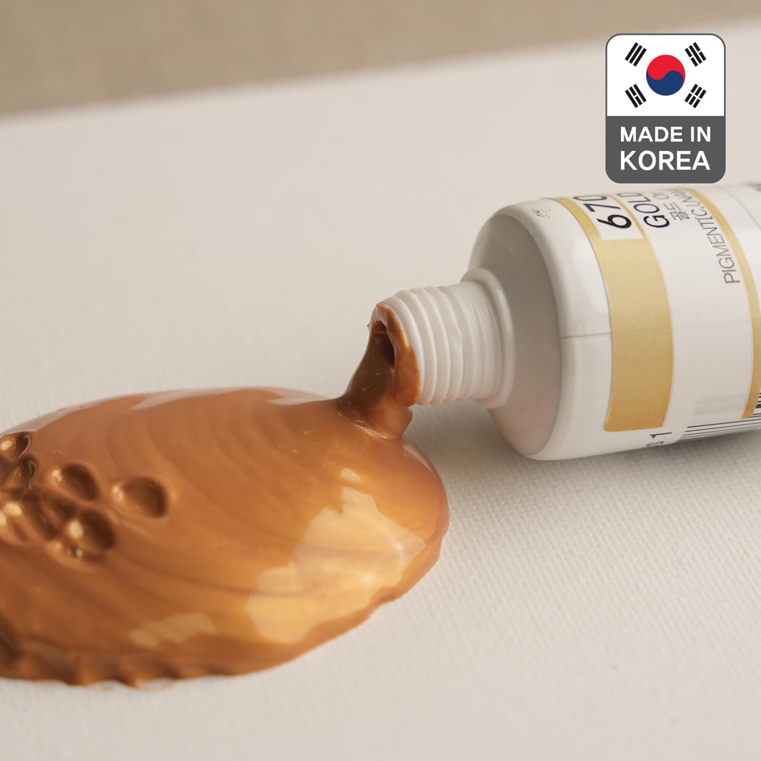 Acrylic Paint Set – 12 Colors, Made In Korea, Uv Protected, Premium Quality, High-Purity Acrylic Emulsion, Non-Toxic, Ap Certified, Astm D4236
