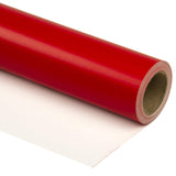 Red Wrapping Paper Solid Color - Mini Roll - For Wedding, Birthday, Shower, Congrats, And Holiday - 17 Inches X 32.8 Feet
