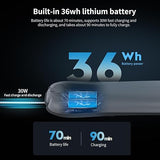 30W Handheld RGB LED Tube Light 35.5 Inch Inflatable Waterproof Photography Studio Light with Magnetic Mount