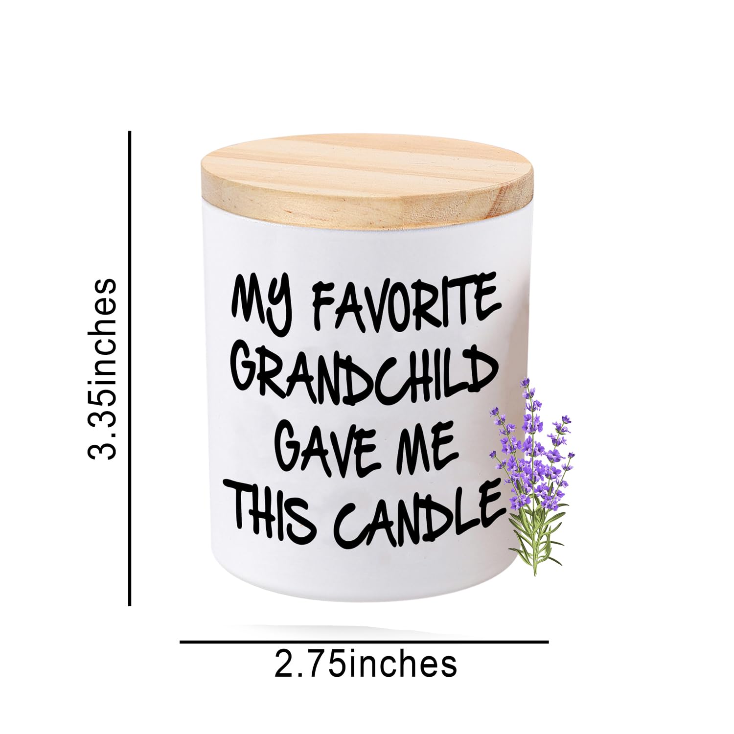 Gifts For Grandma Grandpa Funny Novelty Unique Christmas Mothers Day Birthday Gifts For Grandpa Grandma Grandparents Lavender Scented Soy Candle