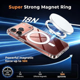 iPhone 18 Pro Magnetic Clear Case 6.3 Inch Wireless Charging Protective Cover