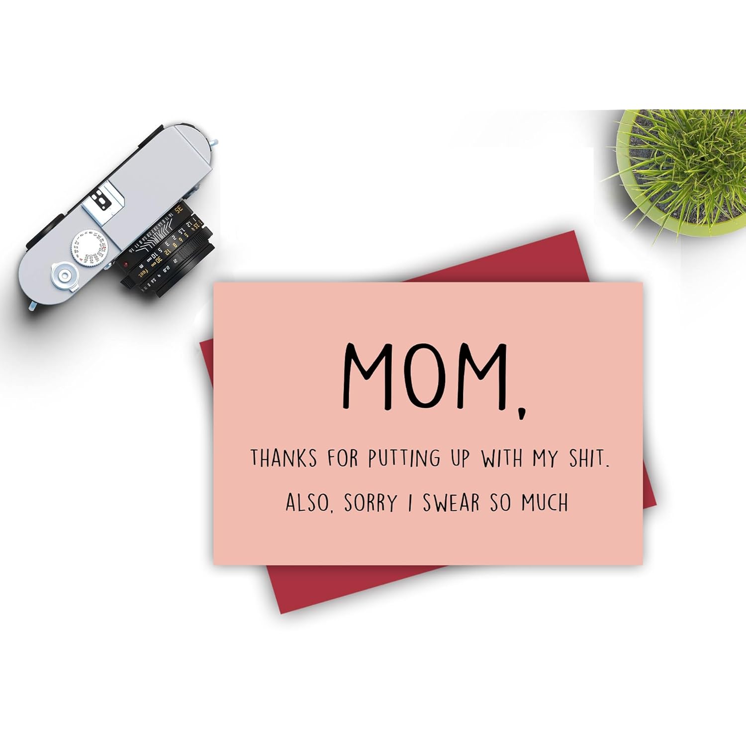 Decolove Sorry I Swear So Much Funny Mother'S Day Card, Mothers Day Card For Mom, Card For Mom