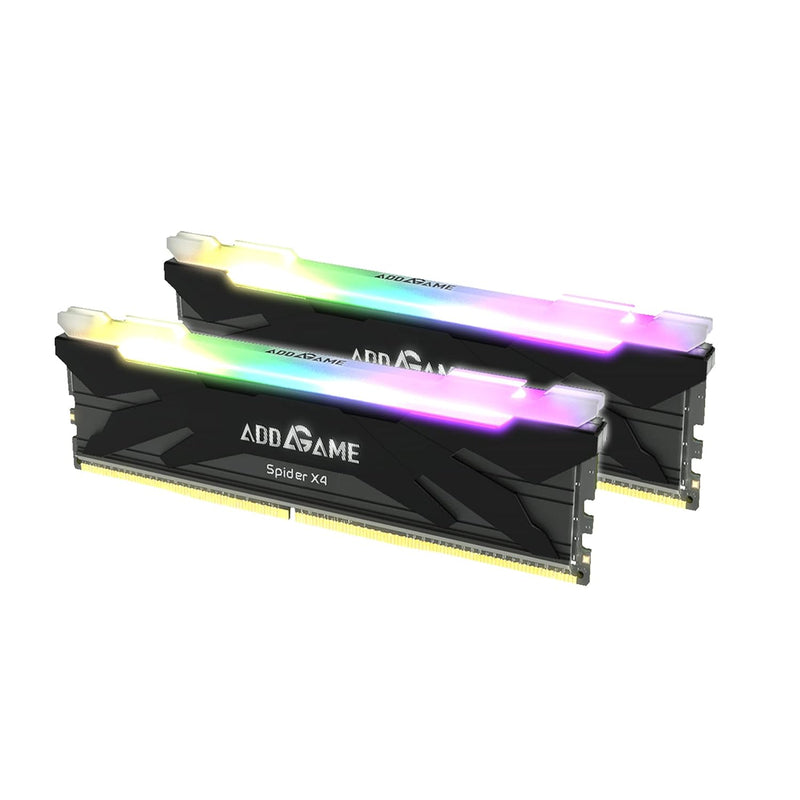 Addgame Spider X4 Rgb 32Gb (16Gbx2) Gaming Ddr4 3200Mhz With Heatsink 288-Pin