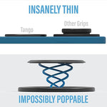 Ultra Thin MagSafe Grip: 10x Expandable, Removable for Wireless Charging, Steel