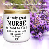 Nurse Gifts For Women Nurse Practitioner Gifts 7 Oz Lavender Scented Candles School Student Nurse Graduation Gift Funny Retirement Bulk Presents Eco-Friendly Long Lasting Natural Soy Max Candle