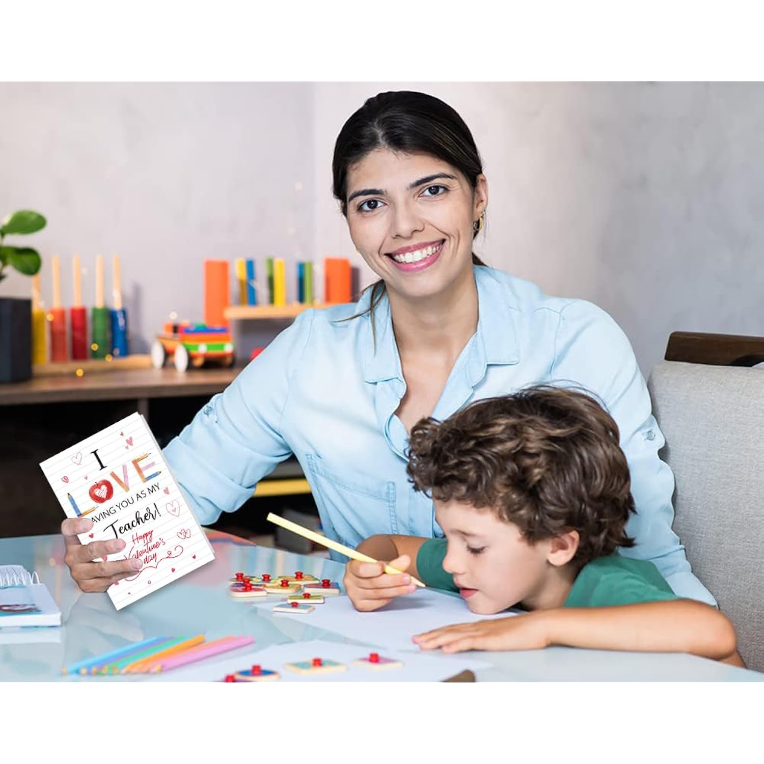 Happy Valentine'S Day Cards For Teacher Teacher Appreciation Gifts Cards Teacher Valentines Day Cards With Envelopes Valentines Greeting Cards Teacher Thank You Teacher Valentines Gifts Cards