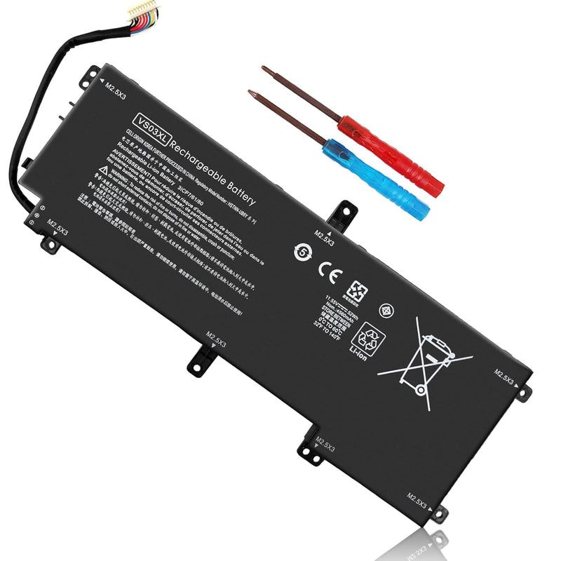 52Wh Vs03Xl 849313-856 Battery Replacement For Hp Envy 15T-As100 15T-As000 15-