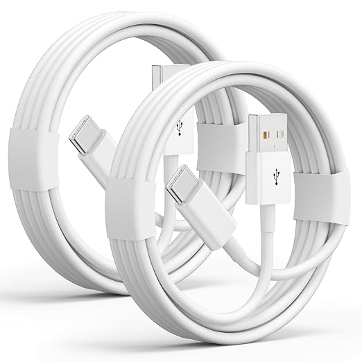 2 Pack USB A to USB C CarPlay Cable 3FT Fast Charging & Data Sync Cord