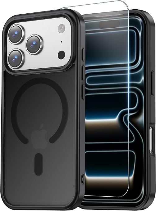 Black Case for iPhone 18 Pro and iPhone 17 Pro Protective Cover
