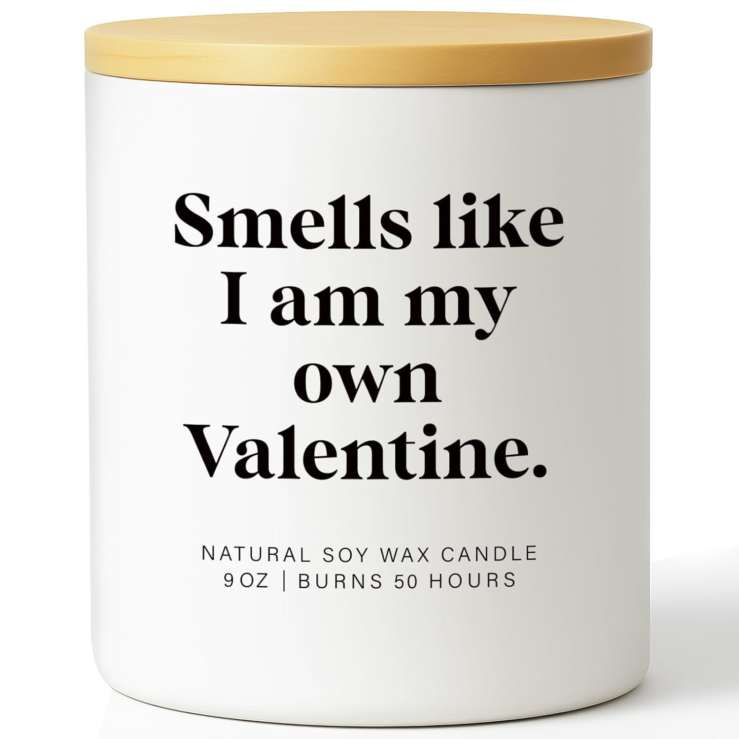 Self-Love Gifts For Women Men Valentine’S Day Candle Funny Empowering Gift For Women, Men, Self Care, Healing, Empowerment Independence & Solo Valentine Gifts For Him Her Valentines Candle