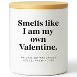 Self-Love Gifts For Women Men Valentine’S Day Candle Funny Empowering Gift For Women, Men, Self Care, Healing, Empowerment Independence & Solo Valentine Gifts For Him Her Valentines Candle