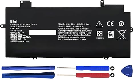 Replacement Laptop Battery for Lenovo ThinkPad X1 Carbon 9th 10th Gen and X1 Yoga 6th 7th Gen L20M4P71