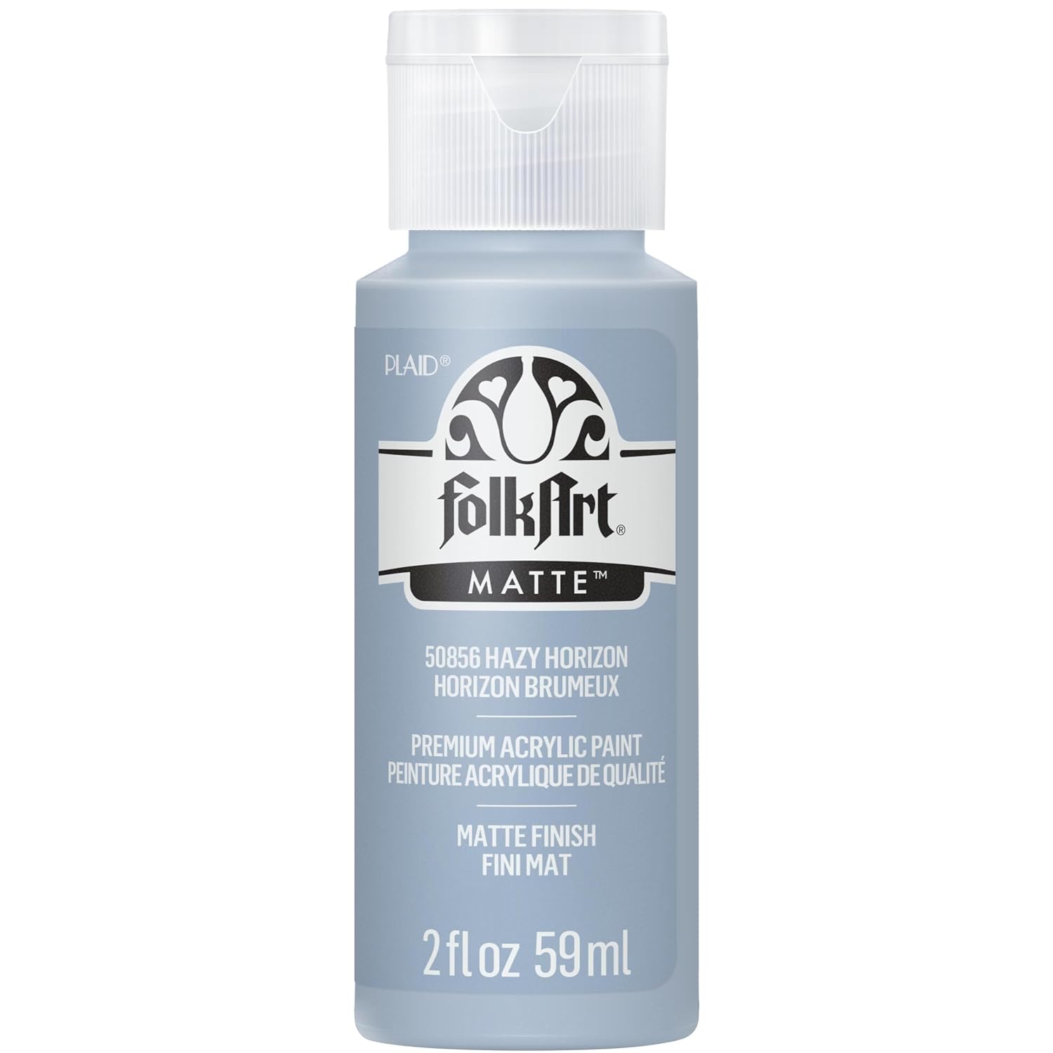 FolkArt Acrylic Craft Paint, Hazy Horizon 2 fl oz Premium Matte Finish Paint, Perfect For Easy To Apply DIY Arts And Crafts, 50856