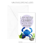 Mini Ocean Under The Sea Theme Valentines (Wallet-Sized Cards With Tiny Envelopes) For Valentine'S Day (Set Of 24)